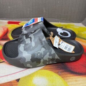Unisex Black Camo The Berty Slide Sandals Cloud Foam 8 UK/27CM